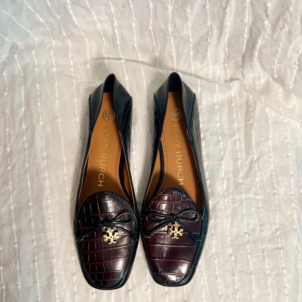 Tory Burch Charm Loafers‎ Size 6M Leather - Picture 2 of 7